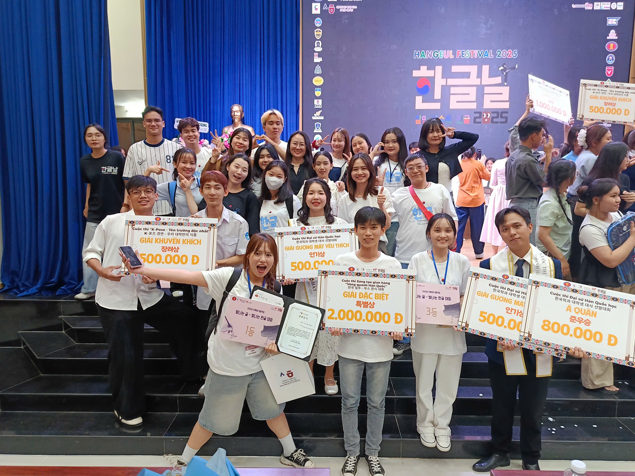 CƠN MƯA GIẢI THƯỞNG CỦA NGÀNH TIẾNG HÀN TDC TẠI HANGUEL FESTIVAL 2025